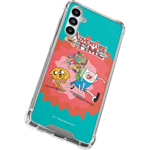 Adult Swim Adventure Time Jake and Finn Galaxy A15 5G Clear Case